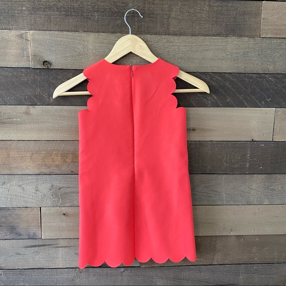 Crewcuts Pink Girls Scalloped Shift Tank Dress - Picture 2 of 4